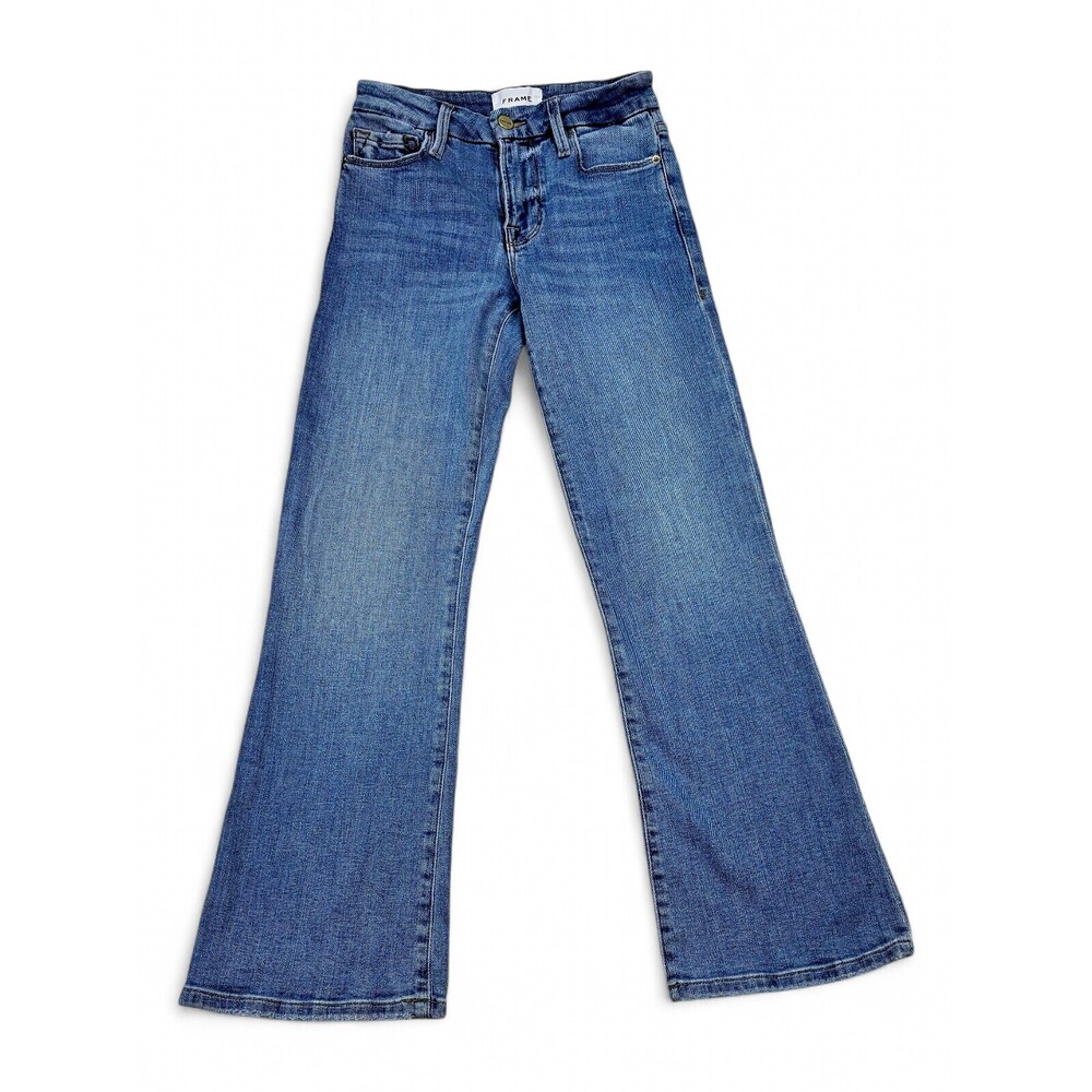 Frame Le‎ Crop Mini Boot Jeans 24 Light Wash Bootcut